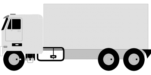 Sunkvežimis, Automobilis, Sunkvežimis, Transportas, Logistika, Nemokama Vektorinė Grafika