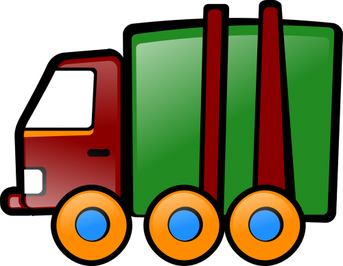 Sunkvežimis, Žaislas, Transporto Priemonė, Animacinis Filmas, Paimti, Statyba, Žaisti, Nemokama Vektorinė Grafika