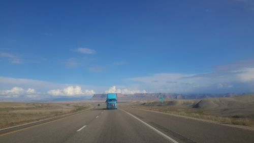 Sunkvežimis, Dangus, Mėlynas, Vairuoja, Kelionė, Utah