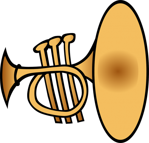 Trimitas, Muzika, Muzikinis Instrumentas, Nemokama Vektorinė Grafika