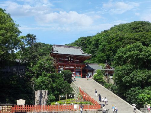Tsurugaoka Hachimangu Šventovė, Japonija, Kelionė