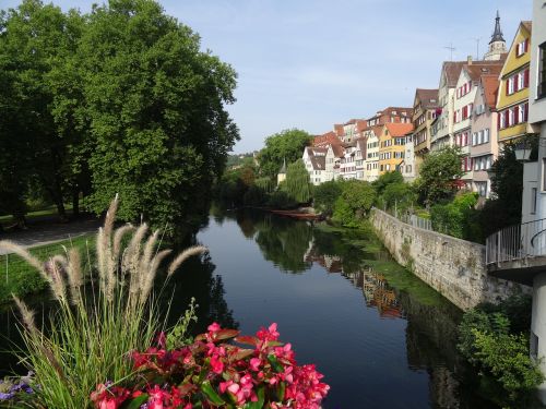 Tübingen, Neckar, Neckar Priekyje, Hölderlin, Bentos