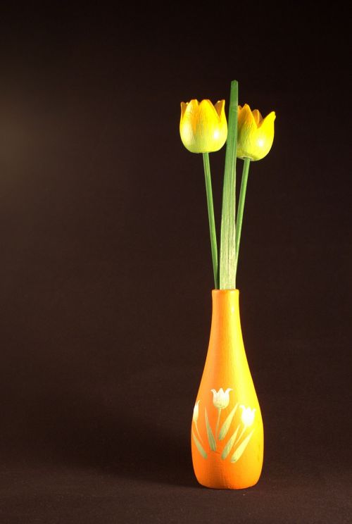 Tulpės, Vazos, Gėlės