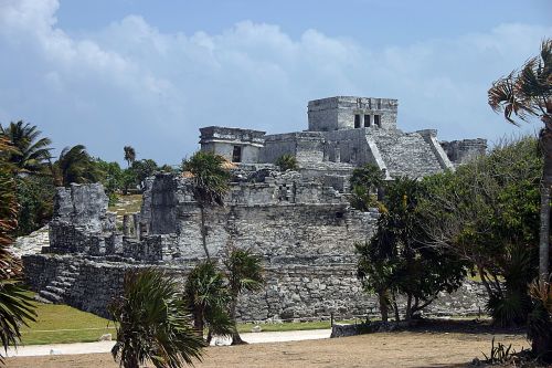 Tulum, Maya, Meksika, Yukatanas, Senovės, Karibai, Šventykla, Meksikietis, Riviera, Atogrąžų, Istorija, Archeologija, Architektūra, Civilizacija, Pastatas