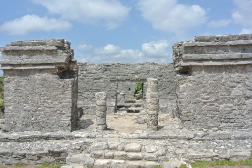 Tulum, Meksika, Griuvėsiai, Archeologija, Akmuo, Civilizacija, Artefaktai, Stulpeliai, Istorija