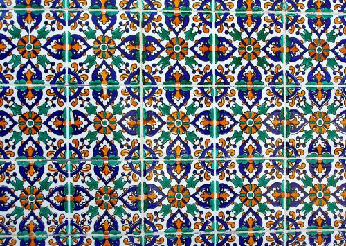 Tunisas, Plytelės, Keramikos Gaminiai, Sienų Apdaila, Mėlynas, Keramika