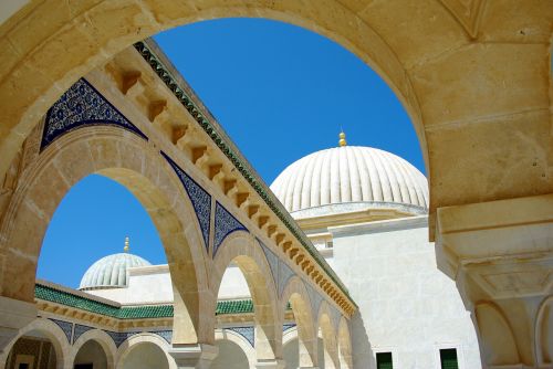 Tunisas, Monastiras, Arcade, Kupolas, Mauzoliejus, Stulpeliai, Paminklas, Architektūra, Paveldas