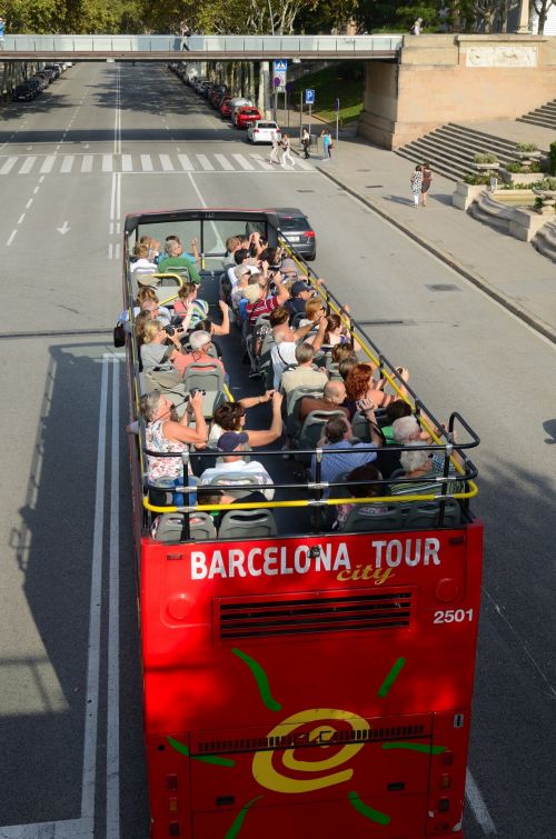 Barcelona,  Katalonija,  Kelionė,  Turistinis Autobusas Barcelona