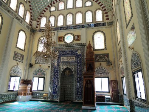 Turkija, Izmir, Mečetė, Mėlyna Mečetė, Mėlynas, Stiklas, Tikėjimas, Musulmonas