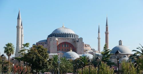 Turkija, Istanbulas, Hagia Sophia, Svečiai, Katedra, Muziejus