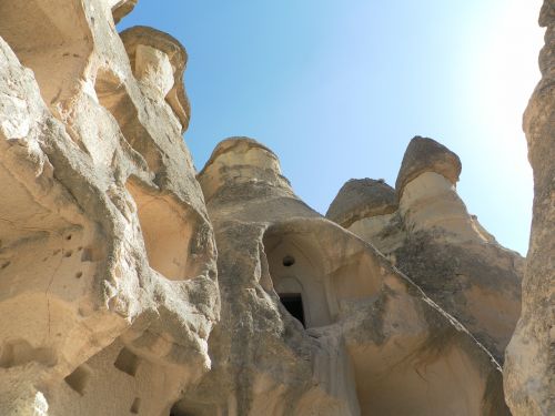 Turkija, Cappadocia, Fėjų Dūmtraukiai, Urvų Būstuose, Uolų Bažnyčios