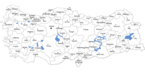 Turkija, Žemėlapis, Provincijos, Geografija, Europa, Šalis, Nemokama Vektorinė Grafika