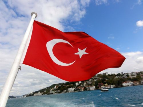 Turkija, Istanbulas, Nuolatinis Žmogus, Dangus, Vėliava, Vėliavos, Patriotinis