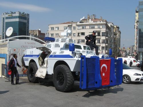 Turkija, Istanbulas, Rezervuaras, Policija, Transporto Priemonė