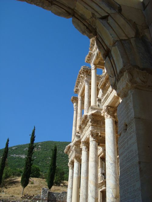 Turkija, Efesas, Biblioteka, Senas, Architektūra