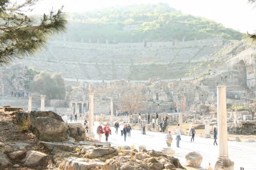 Turkija,  Efesas,  Griuvėsiai,  Stadionas,  Turkijos Efeso Griuvėsiai Yra Stadionas