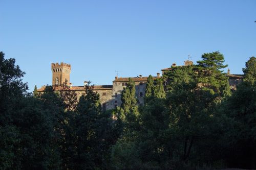 Toskana, Italy, Castello Di Ginori Querceto, Castello, Senamiestis, Istoriškai, Vaizdas, Architektūra