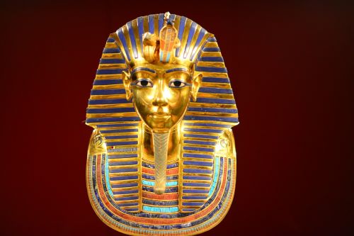 Tutankhamen, Auksas, Egiptas, Faraonas, Karalius, Egyptian, Senovės, Kultūra, Istorija, Kaukė, Kapas, Galva, Mirties Kaukė