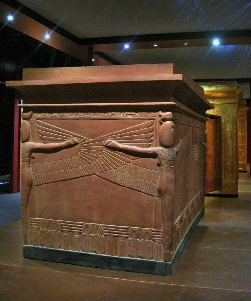 Kapas,  Kvarcitas,  Ruda,  Egyptian,  Kopija,  Tutankhamuno Sarkofagas