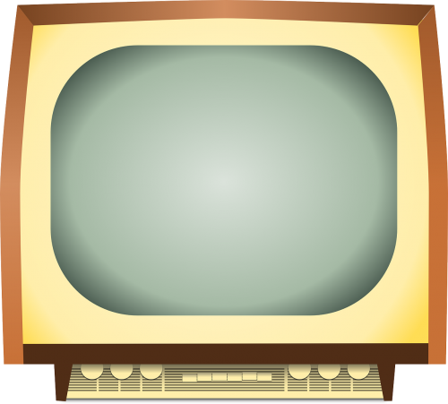 Tv, Televizija, Vintage, Antena, Elektronika, Pramogos, Namai, Nemokama Vektorinė Grafika