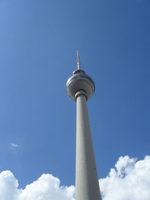 Tv Bokštas, Berlynas, Mėlynas Dangus, Lankytinos Vietos, Alex, Aukštas