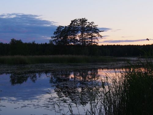 Twilight, Ežeras, Gražiai, Tarn, Veidrodis, Švedija, Sörmland