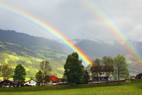 Tyrol, Zum Senner Zillertal, Zillertal, Gamta, Kalnai, Schliteriai, Austria, Peizažai, Zum Senner, Kraštovaizdis, Alpių