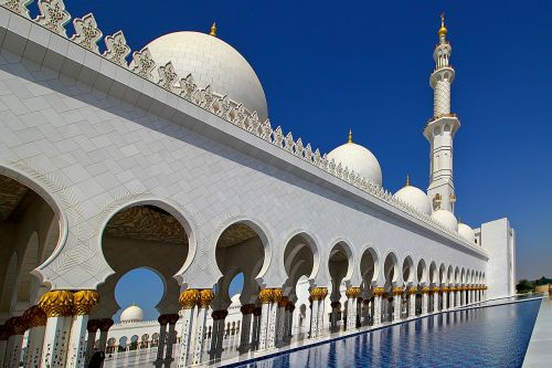 Uae, Mečetė, Abu Dabis, Didelis Mečetė, Lankytinos Vietos, Emiratai