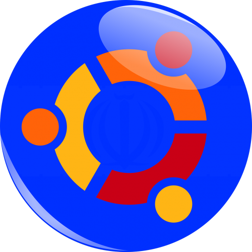 Ubuntu Logotipas, Ubuntu, Logotipas, Linux, Operacinė Sistema, Kompiuteris, Mėlynas, Piešimas