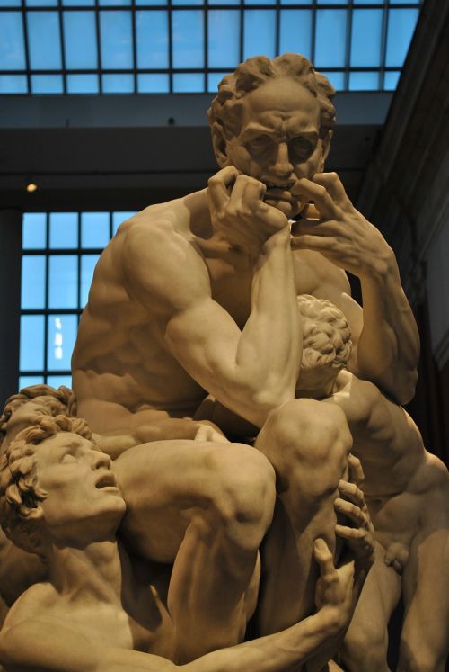 Ugolino Ir Jo Sūnūs, Stebuklas, Skulptūra, Jean-Baptiste Carpeaux, Didmiesčių Meno Muziejus, Niujorkas, Usa, Manhatanas