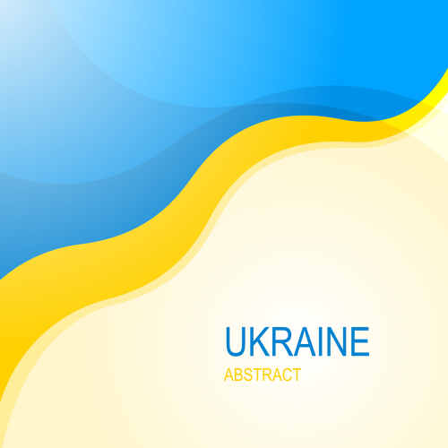 Ukraina, Abstraktus, Ukrainiečių Vėliava, Reklama, Brošiūra, Nemokama Vektorinė Grafika