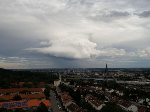 Ulm, Perspektyva, Griauna, Debesis, Münsteris