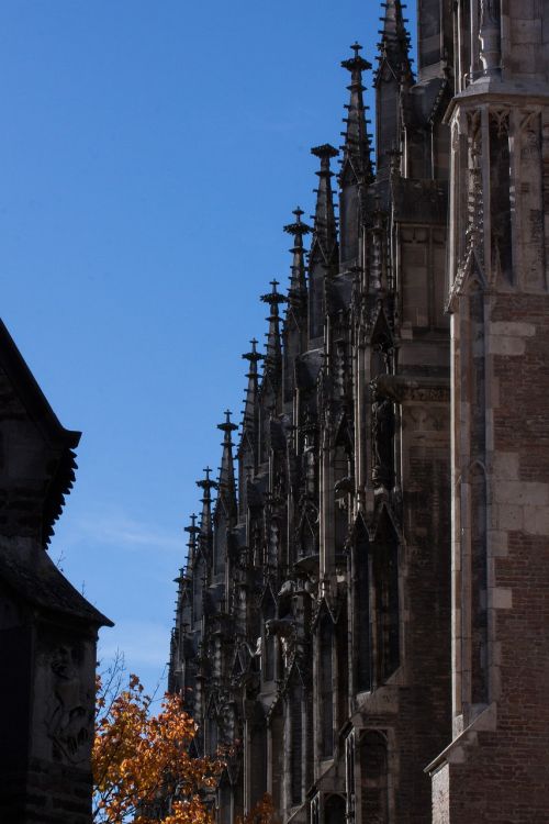 Ulmi Katedra, Architektūra, Pastatas, Bažnyčia, Pinnacles, Reitingavimas, Dangus, Mėlynas