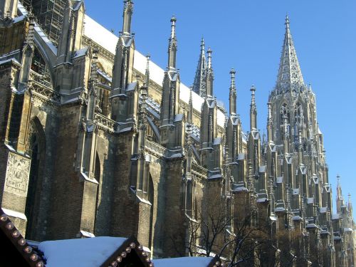 Ulmi Katedra, Pietinė Pusė, Choro Bokštai, Gotika