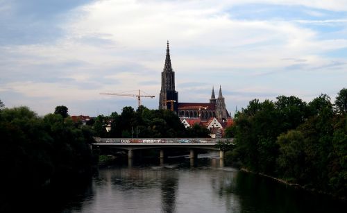 Ulmi Katedra, Ulm, Danube, Tiltas, Pastatas, Architektūra, Aukščiausias Bažnyčios Bokštas Pasaulyje, Katedra