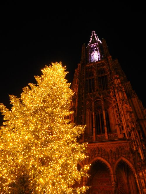 Ulmi Katedra, Ulm, Kalėdos, Žibintai, Apšvietimas