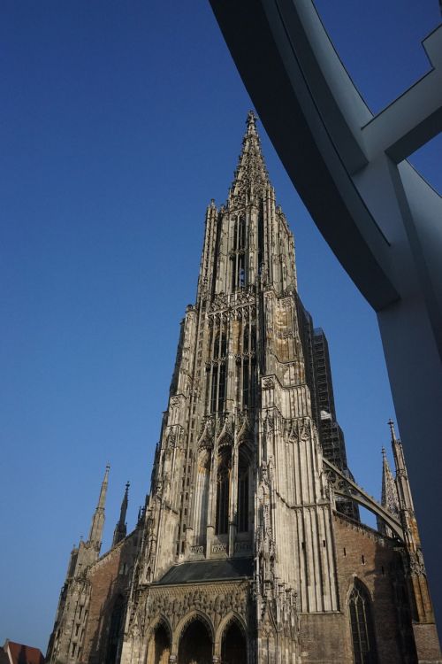 Ukmergė, Münsteris, Pastatas, Architektūra, Bokštas, Miesto Namas, Townhouse Ulm, Richard Meier
