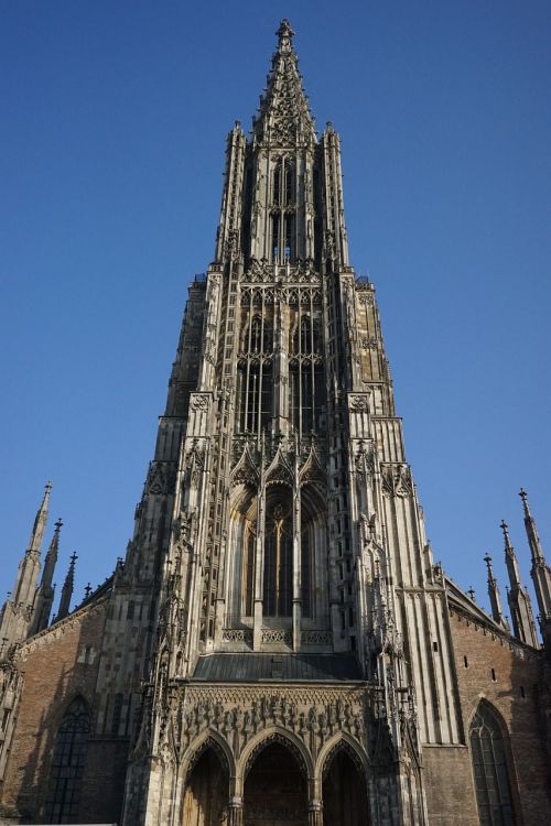 Ukmergė, Münsteris, Pastatas, Architektūra, Bokštas, Įėjimo Portalas, Milžiniškas, Galingas, Dominuojantis