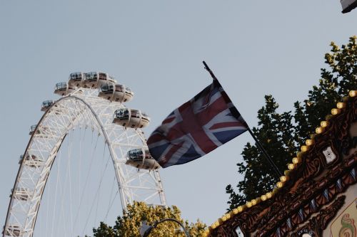 Sąjungos Vėliava,  Ferris Ratas,  Londono Akis,  Karuselė,  Scena