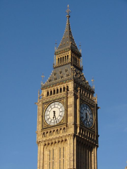 Jungtinė Karalystė, Laikrodis, Laikrodzio Bokstas, Londonas, Anglija, Orientyras
