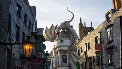 Universal Studios,  Haris Poteris,  Drakonas,  Hogvartso