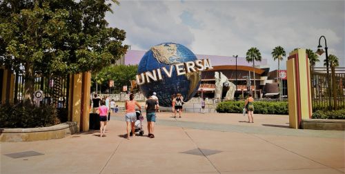 Universalus,  Gaublys,  Studijos,  Orlando,  Florida,  Usa,  Amerikietis,  Tema,  Parkas,  Citywalk,  Įėjimas,  Žmonės,  Šventė,  Turizmas,  Linksma,  Universalios Studijos Pasaulyje Orlandoje