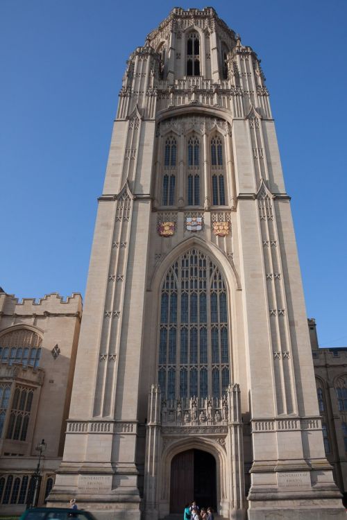 Universitetas, Bokštas, Bristolis, Herbas, Istoriškai, Architektūra, Pastatas, Neogotika, Anglija