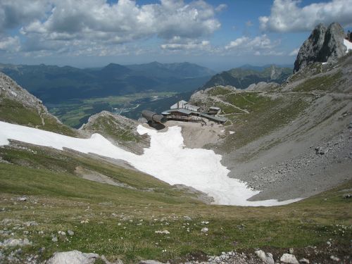Viršutinė Bavarija, Karwendel, Mittenwald, Debesys, Panorama, Sniegas