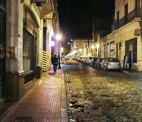 Miesto, Argentina, Naktinis Matymas, Gatvė, San Telmo