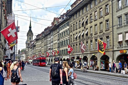 Miesto,  Streetscape,  Miestas,  Gatvė,  Eismo,  Downtown,  Architektūra,  Miestovaizdis,  Šveicarijos