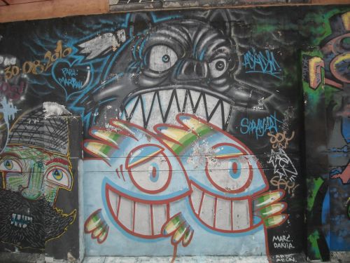 Miesto Menas, Bogota, Kolumbija, Grafiti