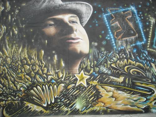 Miesto Menas, Bogota, Kolumbija, Grafiti