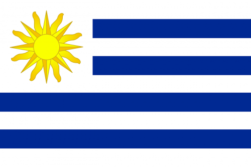 Urugvajus, Vėliava, Simbolis, Šalis, Tauta, Į Pietus, Amerikietis, Nacionalinis, Lotynų, Nemokama Vektorinė Grafika