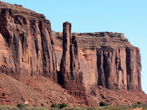 Usa, Arizona, Navajo Tauta, Paminklo Slėnis, Uolos, Panorama